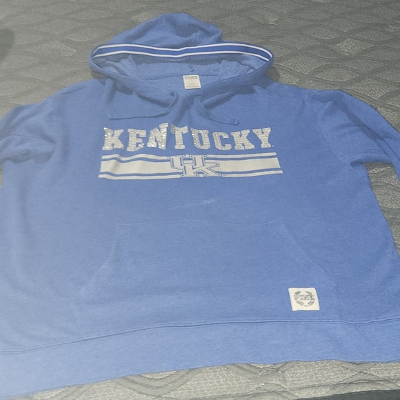 VICTORIA'S SECRET PINK KENTUCKY WILDCATS HOODIE SIZE LARGE BLING PULLOVER - Picture 10 of 12